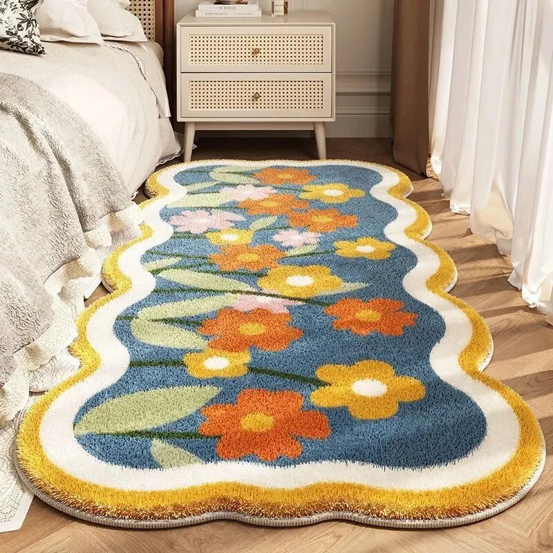 Skorter | Floral Cashmere Stain-Resistant Carpet