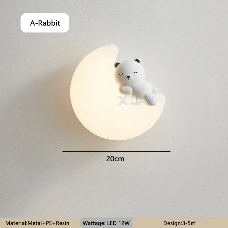 Skorter | MoonAnimal - Creative Moon Lamp for Kids' Room and Bedroom