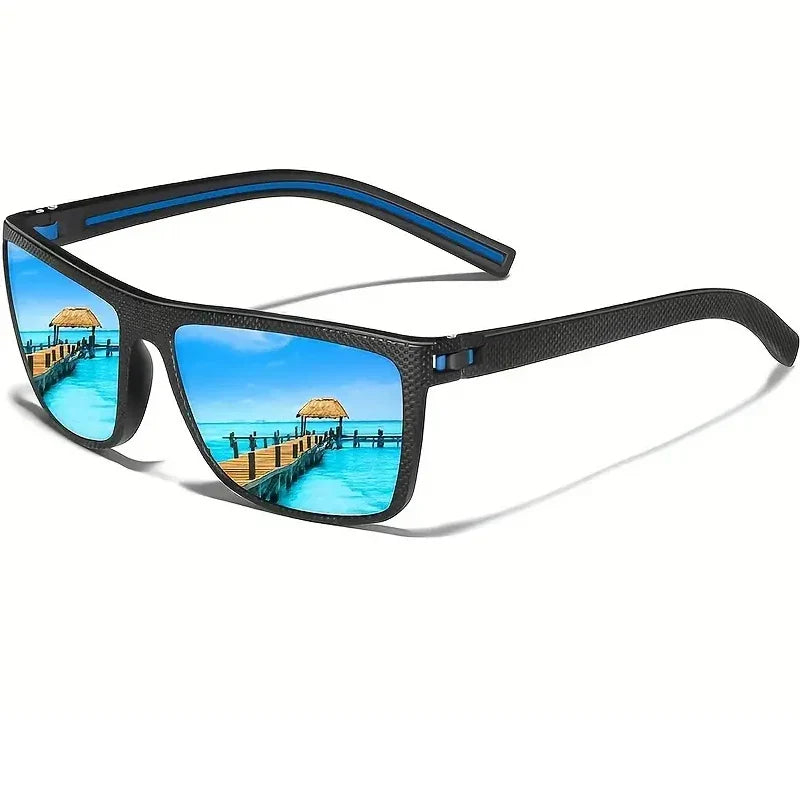 Skorter | Square Polarized Sunglasses UV Protection Lightweight Frame for Men & Women