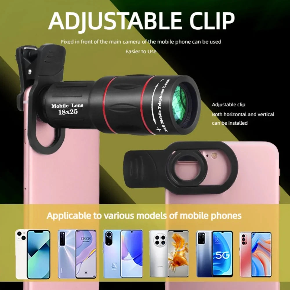 Skorter | Single Barrel Telephoto Lens External Camera for Mobile Phones - Telescopes & Concert Shooting