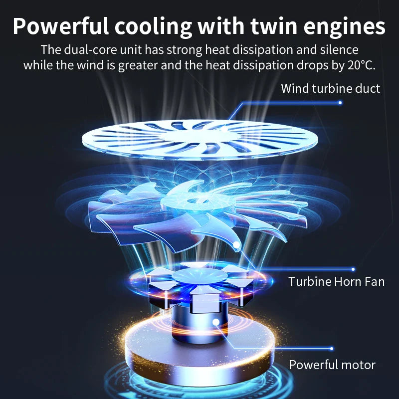 Skorter | 17-Inch Gaming Laptop Cooling Pad with LED Fans