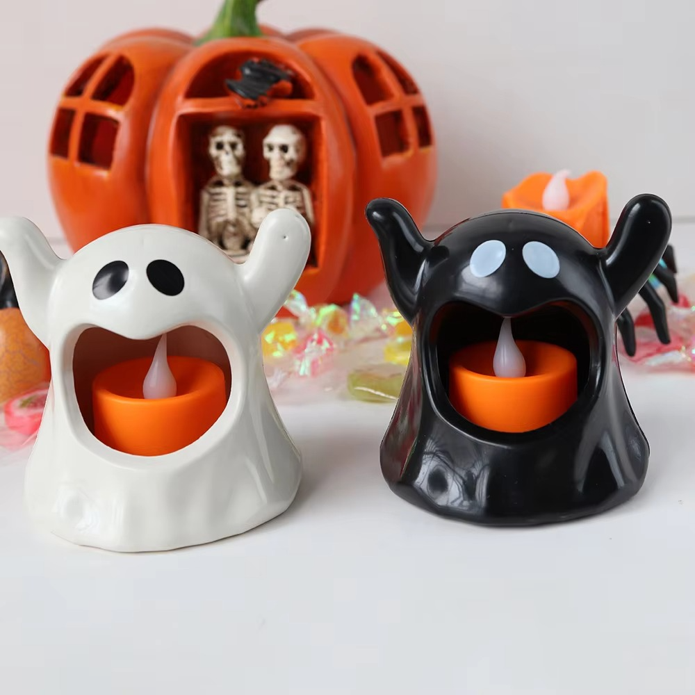 Skorter | Light Ghost Halloween Lamp – LED Ghost Decoration with Battery Lighting