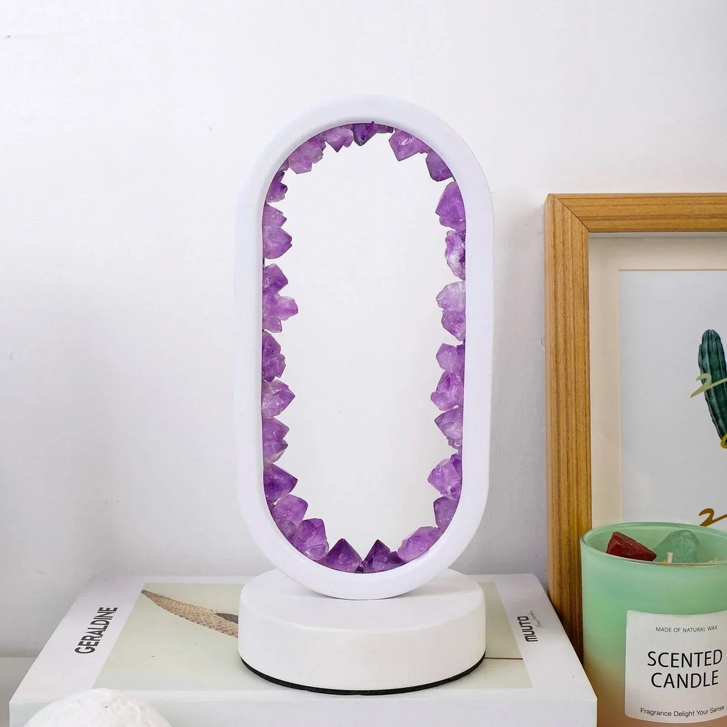 Skorter | Natural Amethyst Crystal Lamp for Relaxation