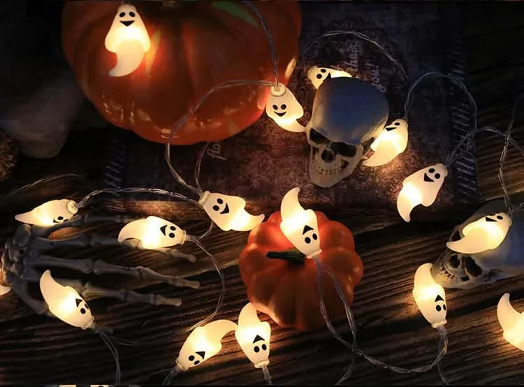Skorter | Halloween LED Pumpkin & Skull String Lights