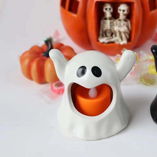 Skorter | Light Ghost Halloween Lamp – LED Ghost Decoration with Battery Lighting