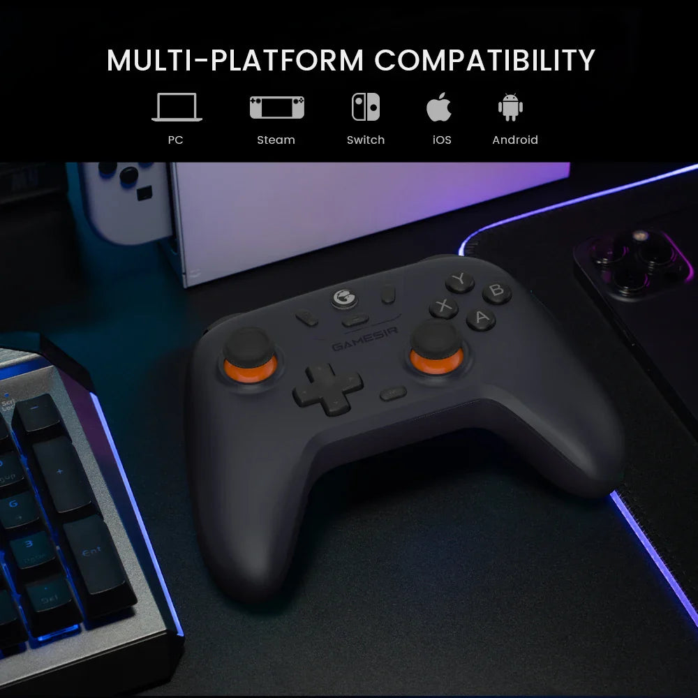 Skorter | T4 Nova Lite Switch Controller Hall Effect Gamepad Nintendo Switch iPhone, Android Mobile Phone Windows PC Steam