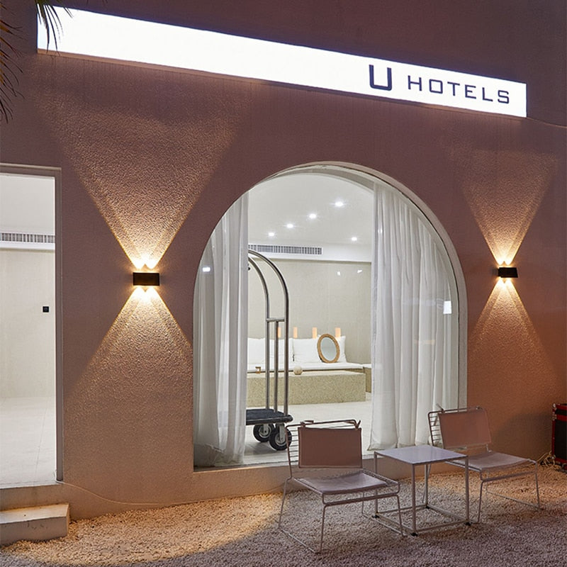 Skorter | SolarRay – Sleek Solar Wall Lamp for Stylish Exteriors