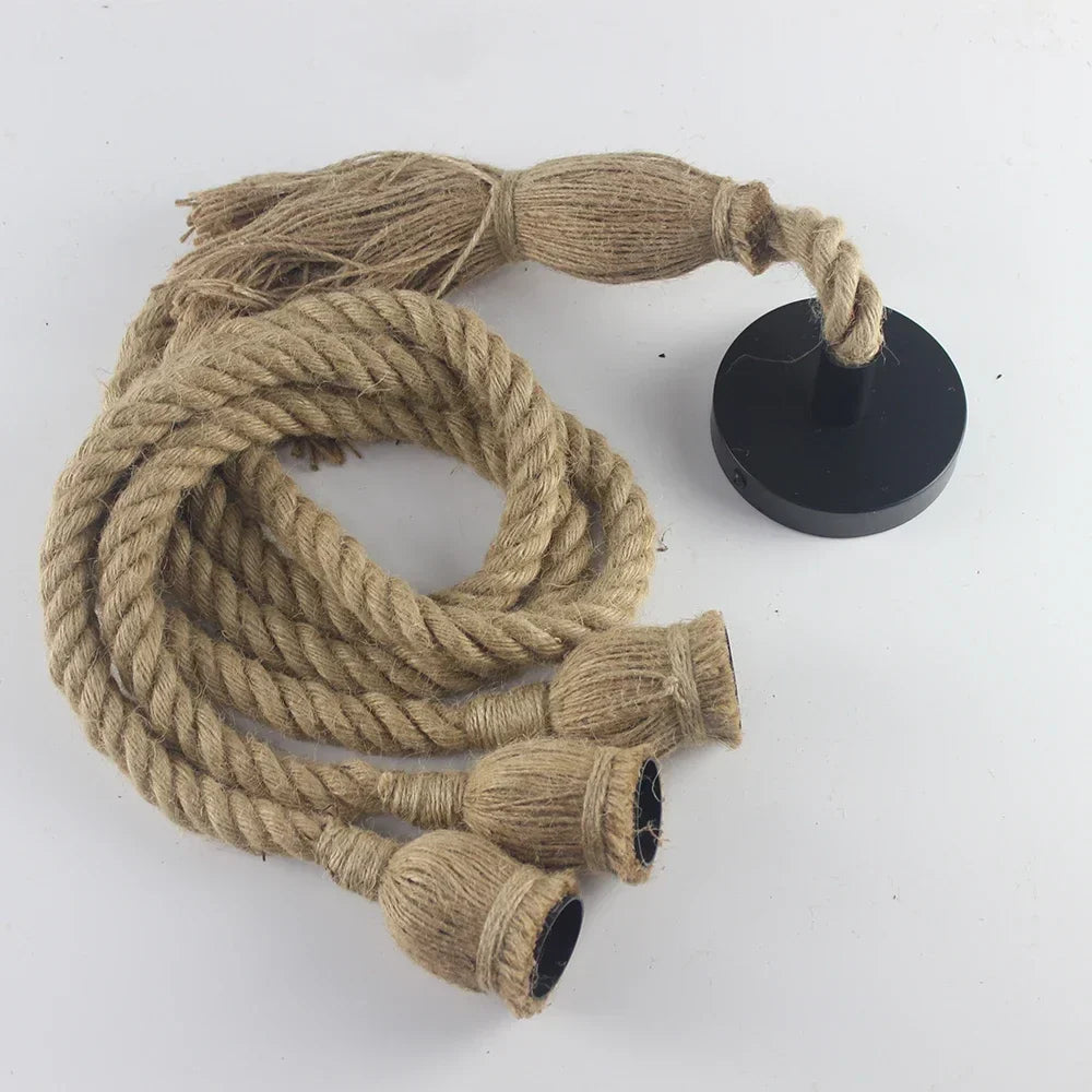 Skorter | Vintage Hemp Rope Pendant Light
