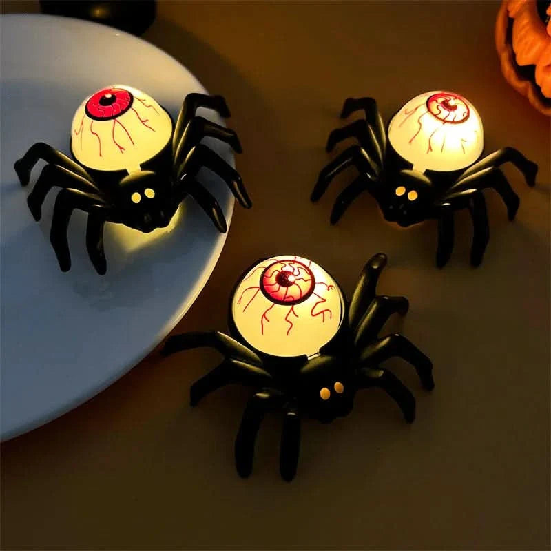 Skorter | Halloween LED Skull & Spider Lamp – Spooky Home Decor