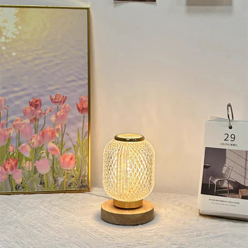 Skorter | NordicGlow - Dimmable LED Table Lamp with Crystal Design and Energy Saving Lighting