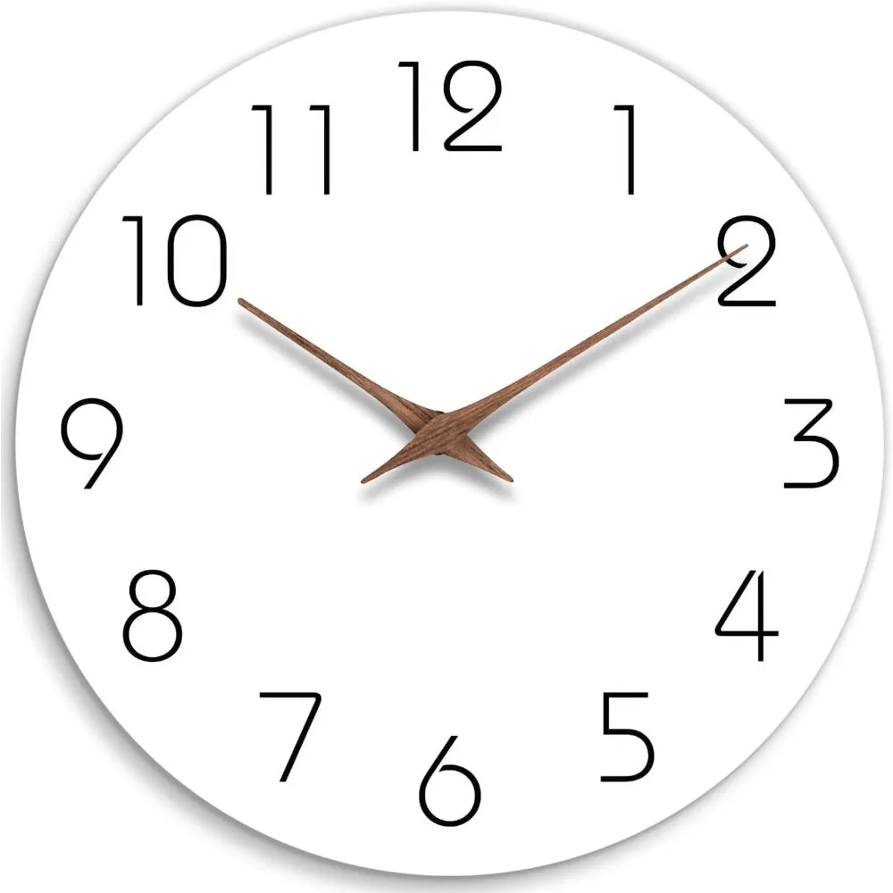 Skorter | Modern Minimalist Wall Clock - Silent Non-Ticking Design - Perfect Decor