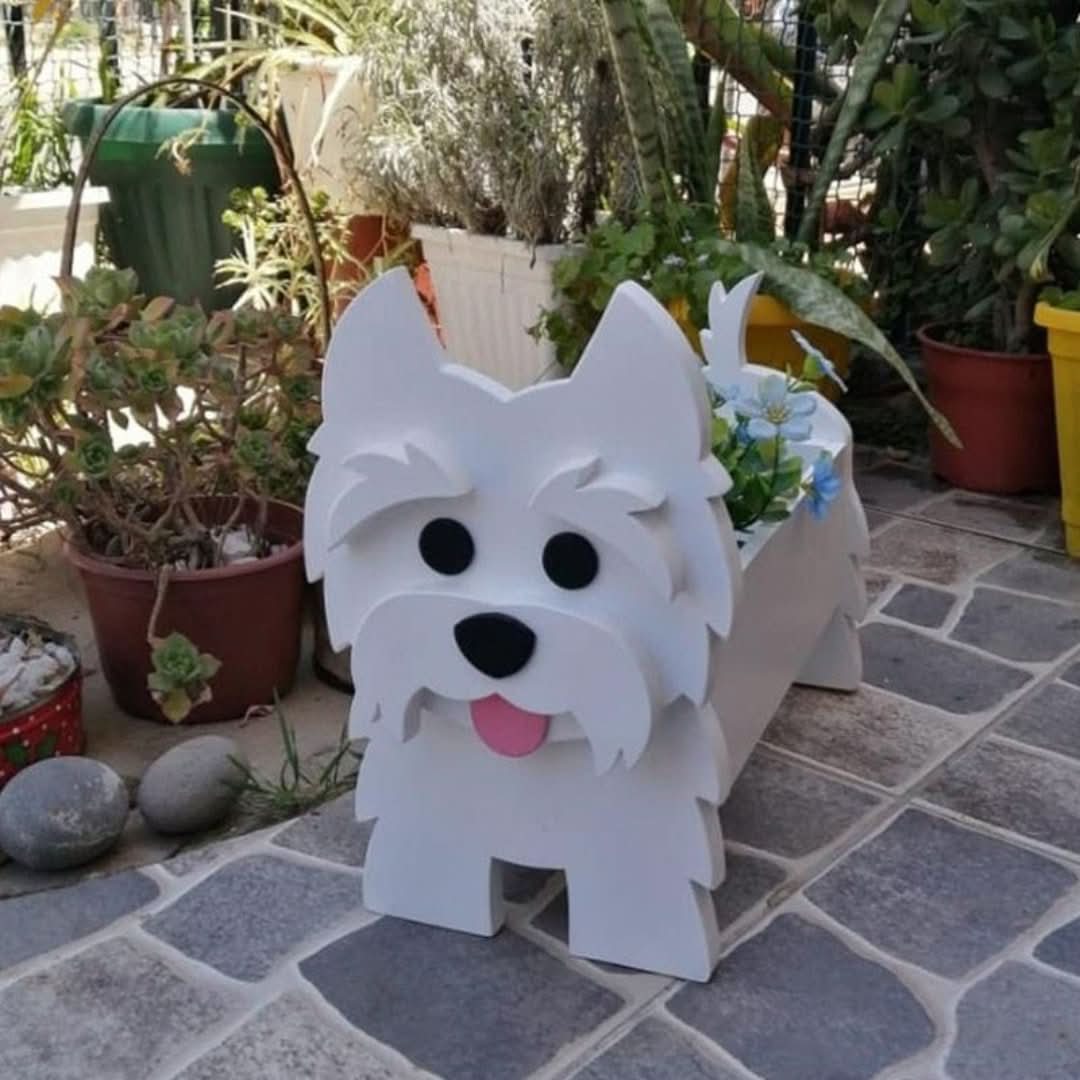 Skorter | Pupcycled - Puppy Plant Holder