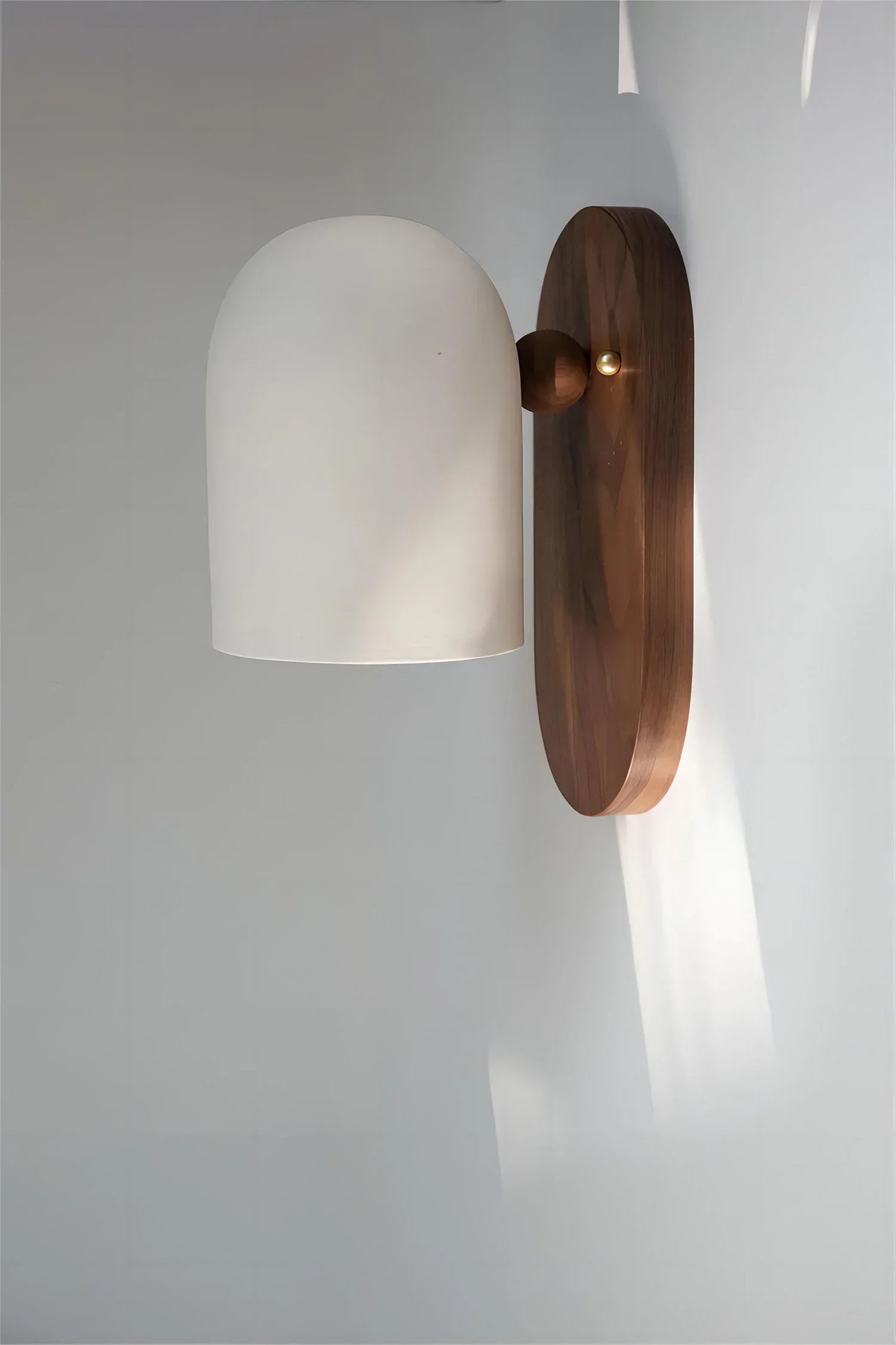 Skorter | TimberSoul – Wabi-Sabi Walnut Wall Lamp for Natural Ambience