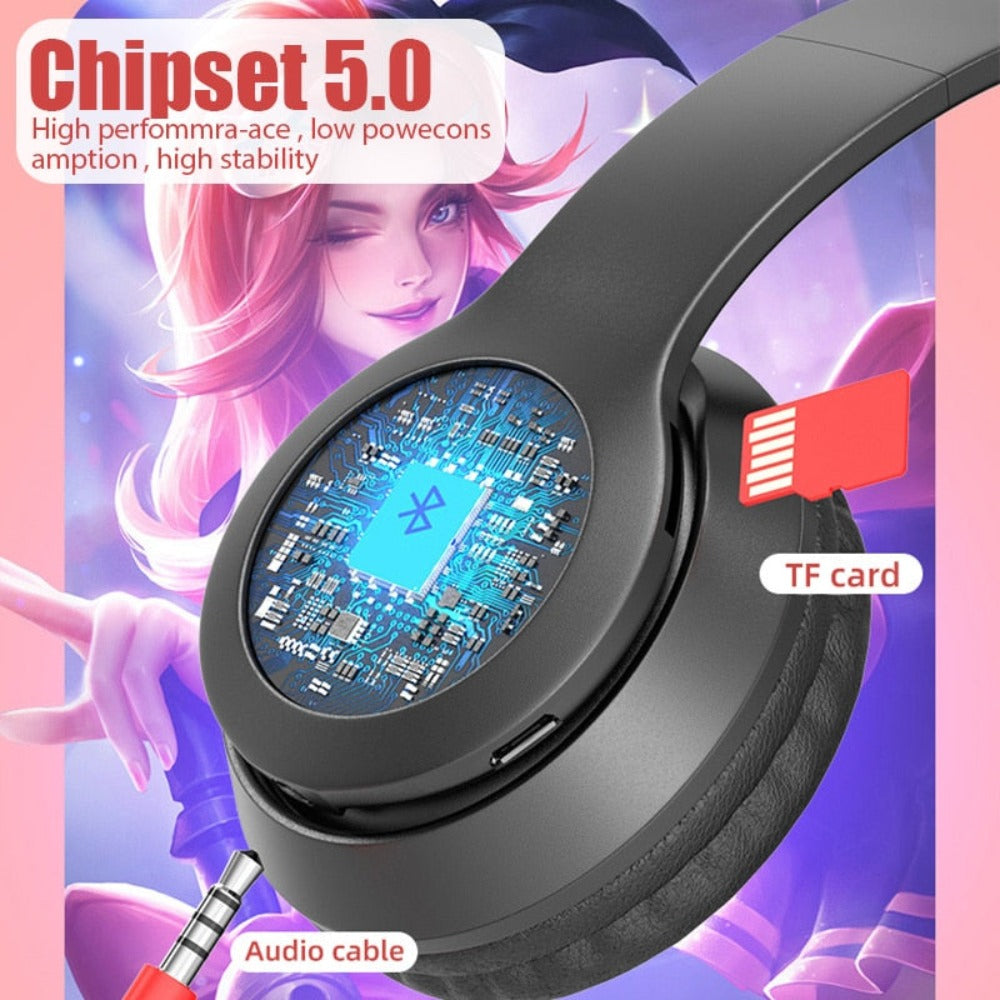 Skorter | Ears LED Bluetooth Headphones