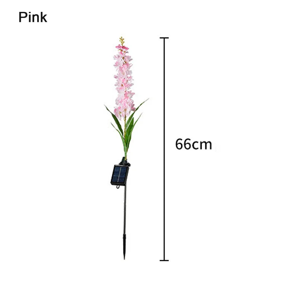 Skorter | Soft Pink Glow Solar LED Flower Garden Light