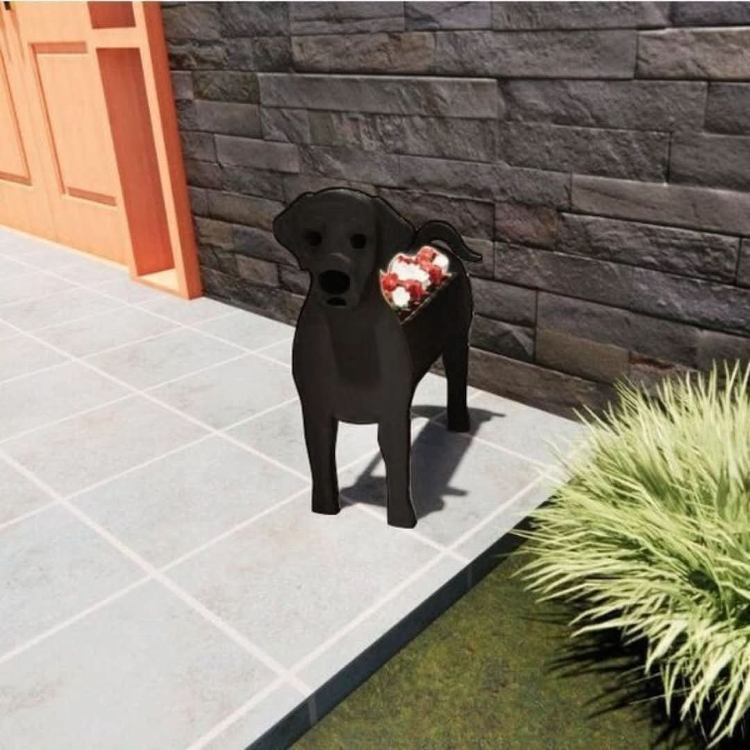 Skorter | Pupcycled - Puppy Plant Holder