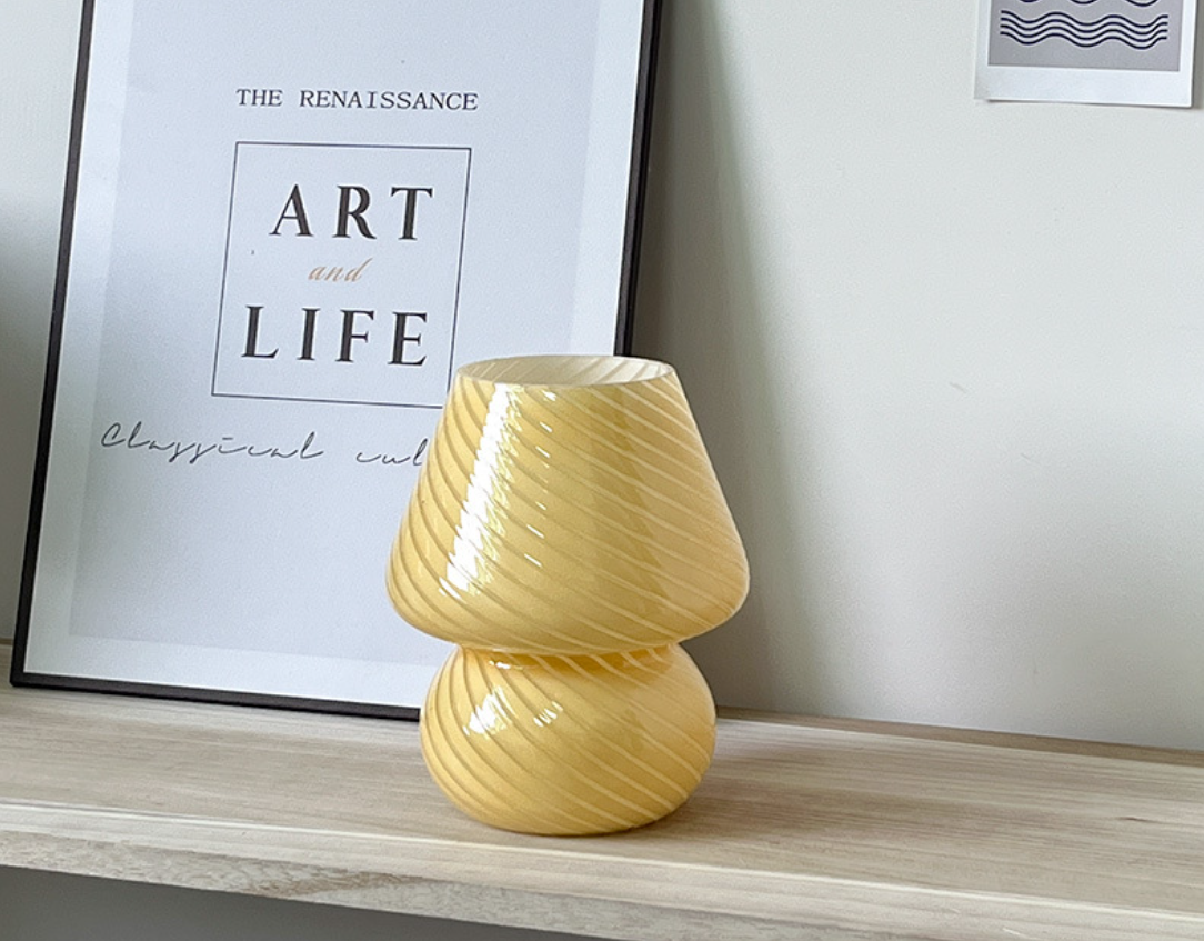 Skorter | Erikä - Mushroom Striped Lamp