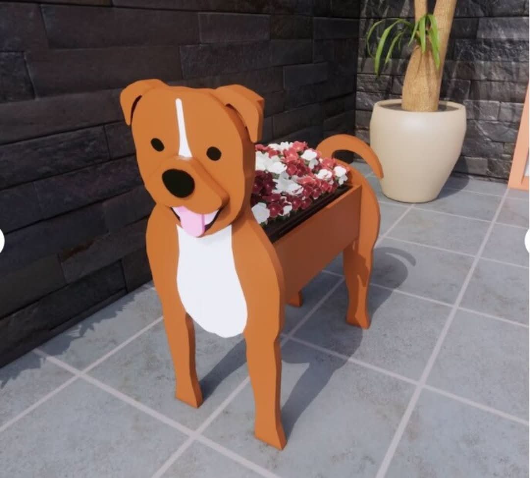 Skorter | Pupcycled - Puppy Plant Holder