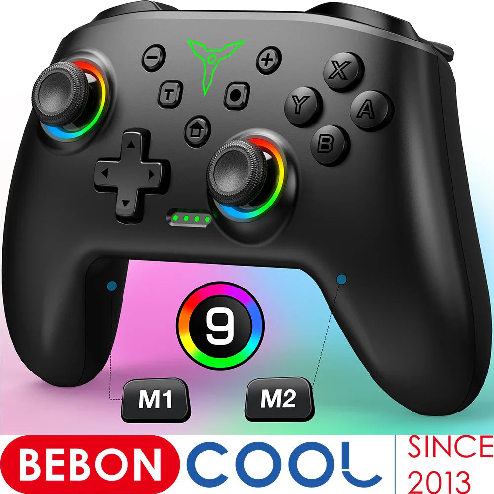 Skorter | Wireless Switch Pro Controller with Joystick and Double Vibration Compatible for Switch OLED/Lite Remote Gamepad
