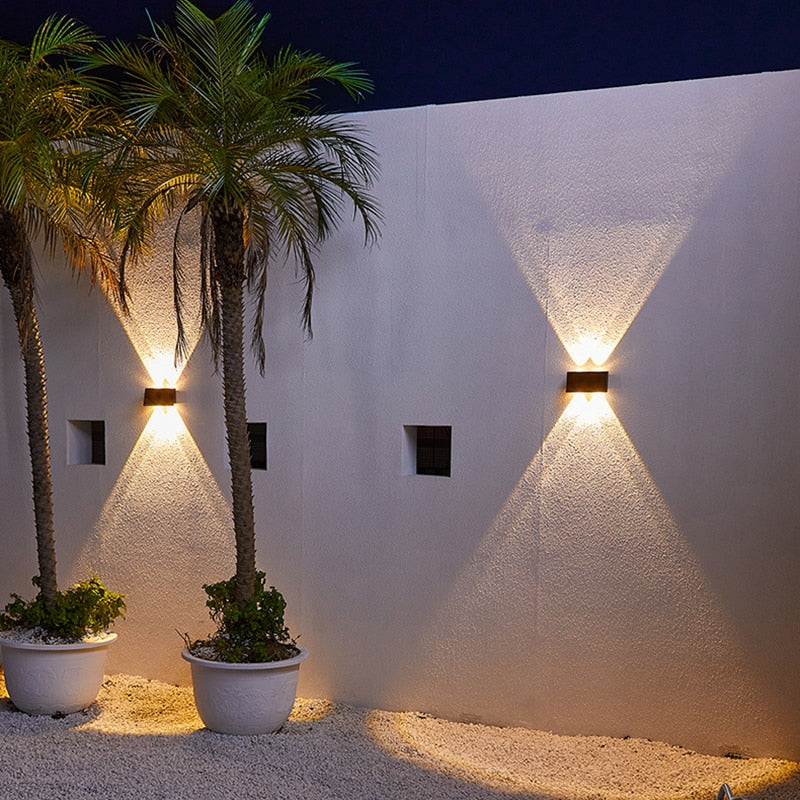 Skorter | SolarRay – Sleek Solar Wall Lamp for Stylish Exteriors
