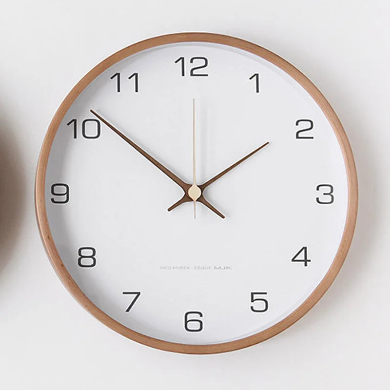 Skorter | TranscendTime | Wall clock made of wood and glass
