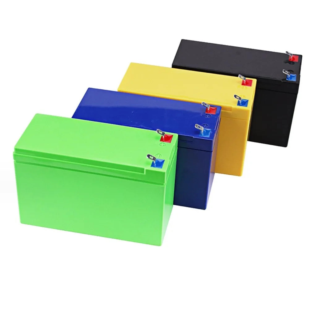 Skorter | 12V/7Ah Battery Case for 18650 Cells - Empty Box with 3*7 Holder and 3S25A BMS - Nickel Strip Storage Box for DIY Battery Packing Protection