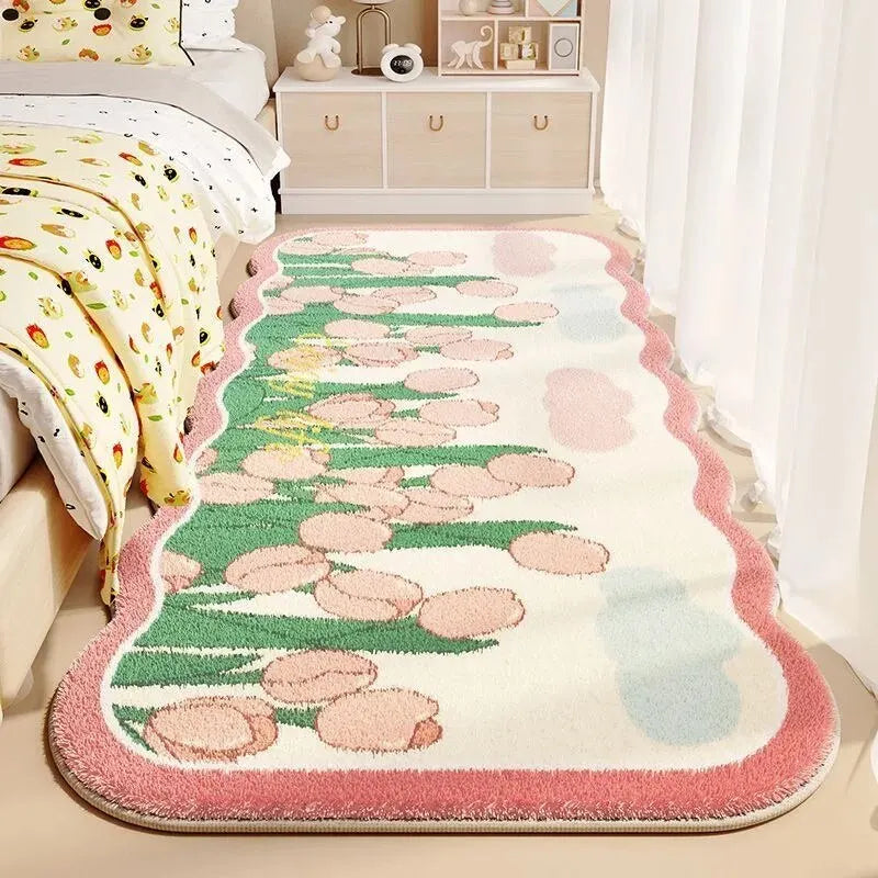 Skorter | Floral Cashmere Stain-Resistant Carpet