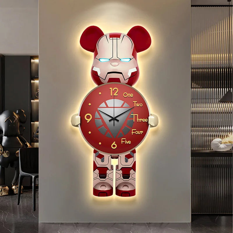 Skorter | ChicBearTime – Decorative Bear Clock for the Living Room