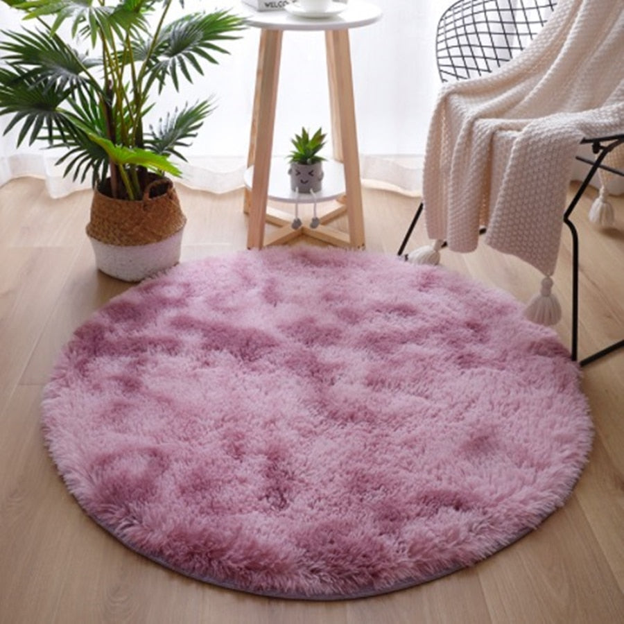 Skorter | Soft Fluffy Round Rug