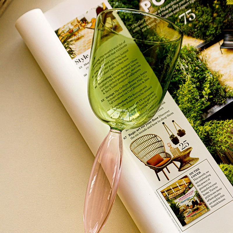 Skorter | Borosilicate 3-Color Glassware - Wine Glass