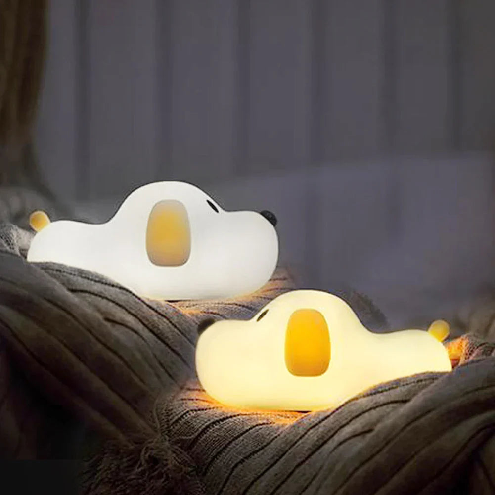 Skorter | Puppy Silicone Night Light - USB Rechargeable LED Lamp