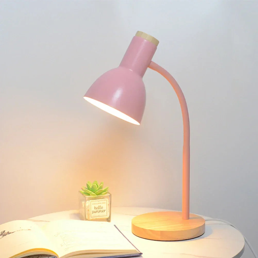 Skorter | Autumn and Winter Lighting | Nordic Creative Wood Art Iron LED Desk Lamp - Moxie