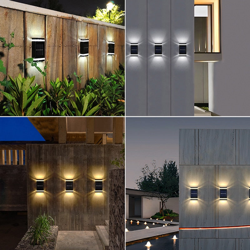 Skorter | BloomRay – Solar Wall Lamp for Beautiful Garden Illumination