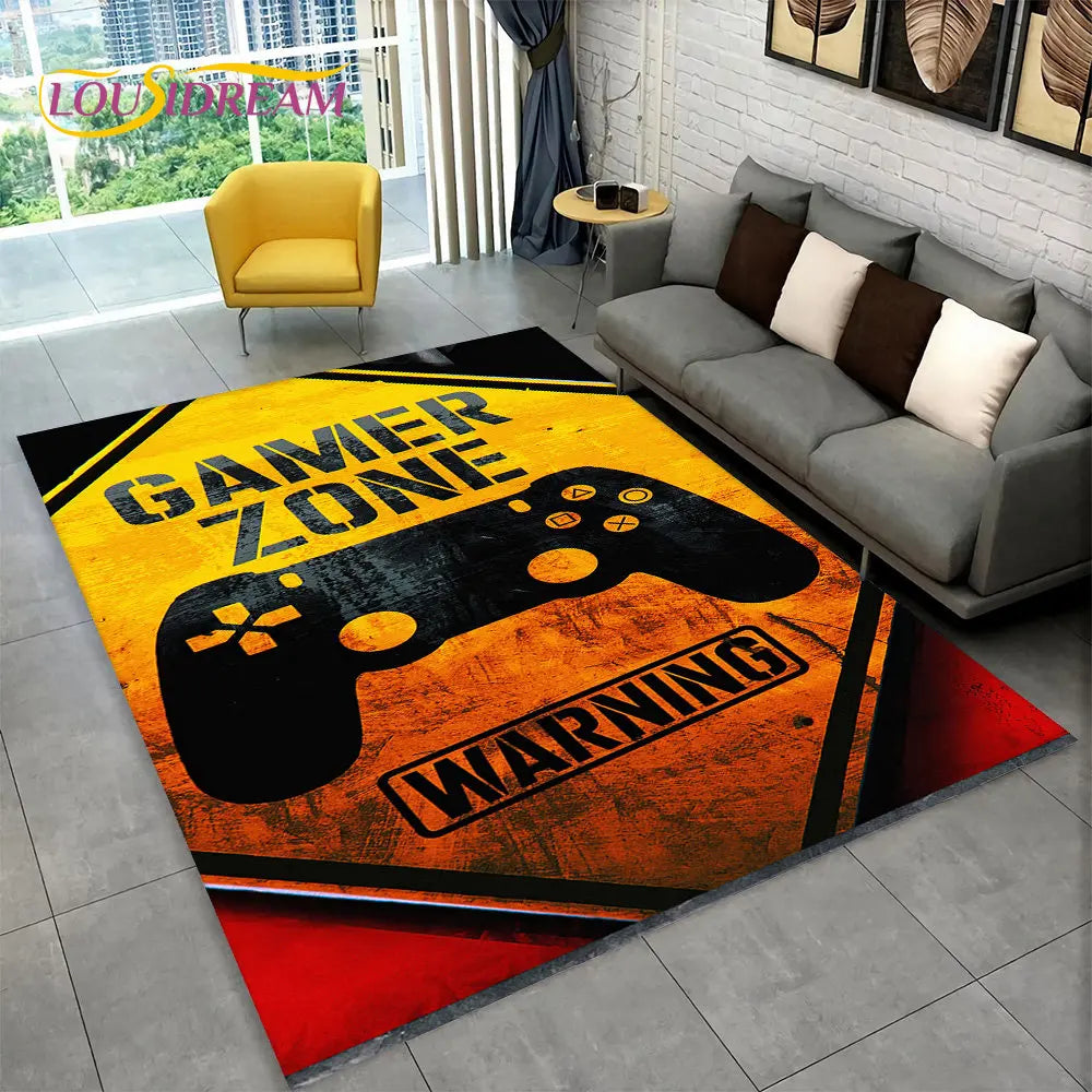 Skorter | Alex 3D Gamer Playmat Carpet - Large Non-Slip Carpet for Kids & Living Room