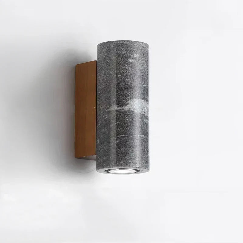 Skorter | ZenBeam – Grey Wabi-Sabi Wall Lamp for Tranquil Ambience
