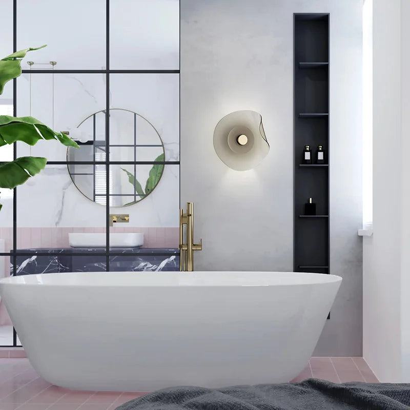 Skorter | ClearAura - Sleek Glass Wall Lamp