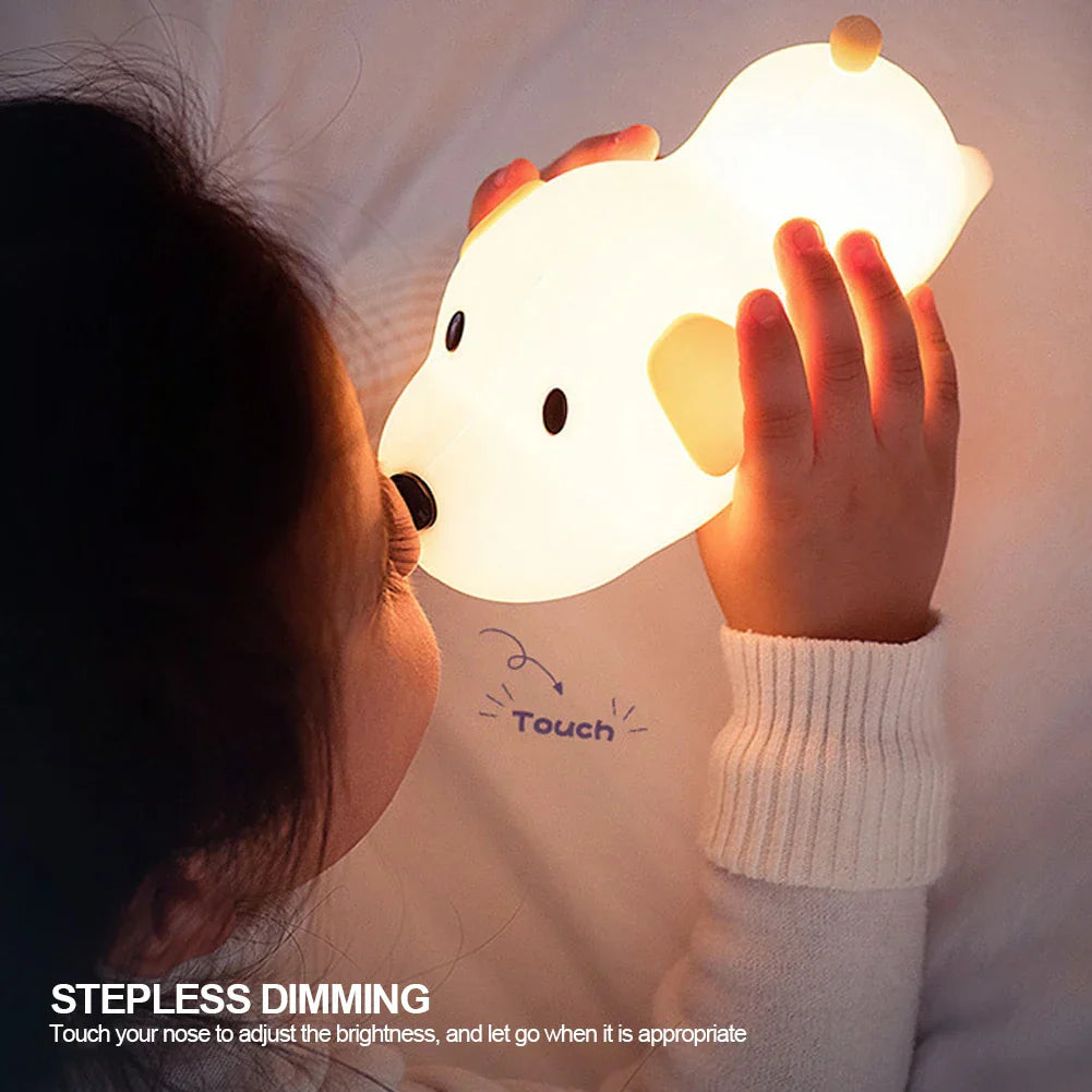 Skorter | Puppy Silicone Night Light - USB Rechargeable LED Lamp