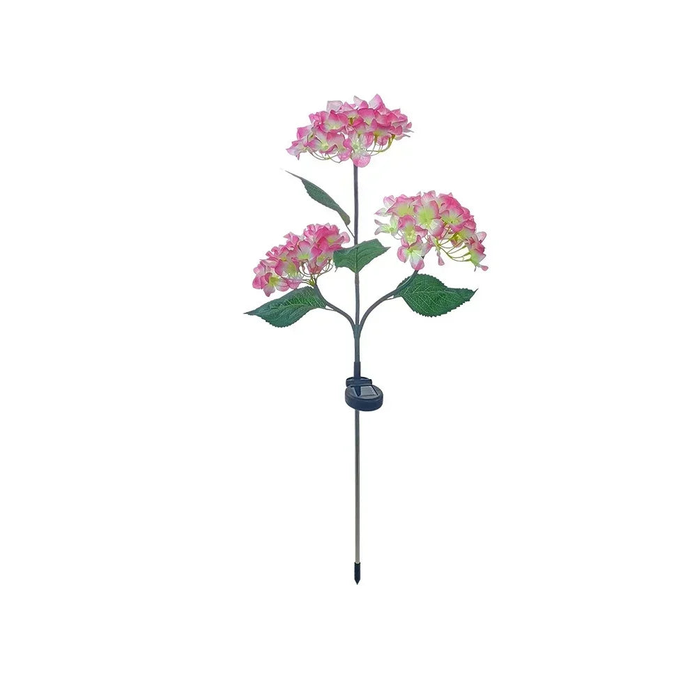 Skorter | Soft Pink Glow Solar LED Flower Garden Light