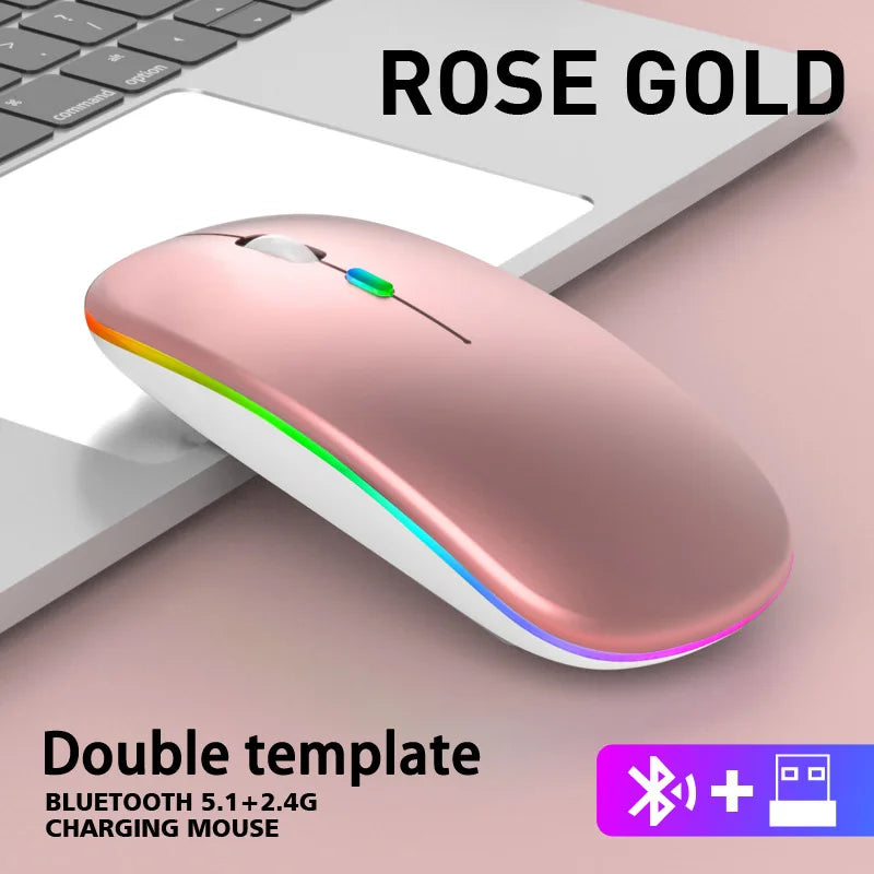 Skorter | RGB Rechargeable Bluetooth Wireless Gaming Mouse - LED Backlit