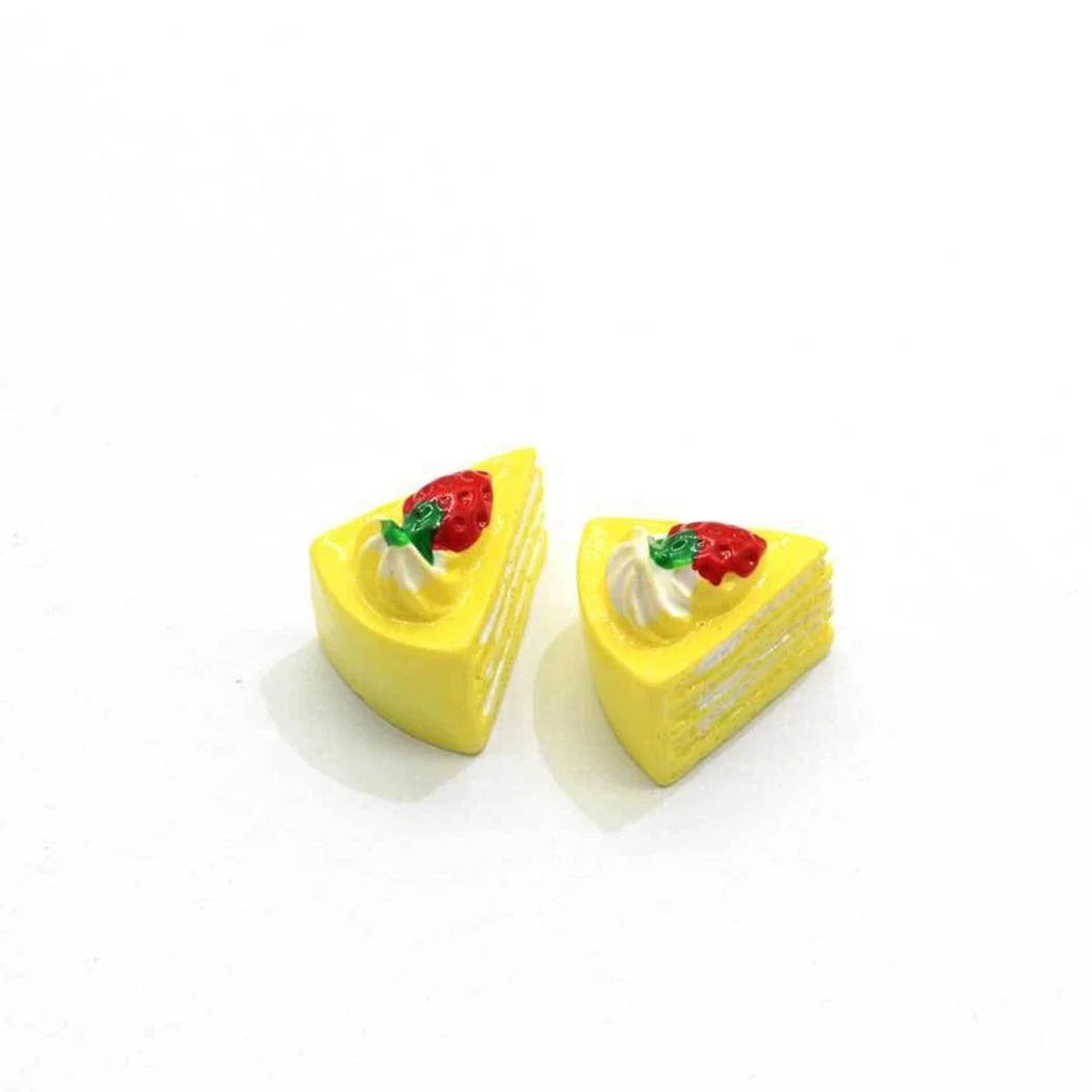 Skorter | 10-piece realistic artificial fruit cake set for photography and display - Perfect for cake lovers