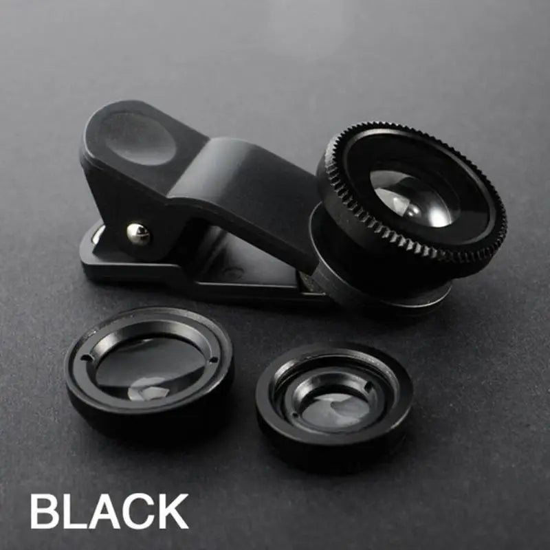 Skorter | 3-in-1 Fisheye Phone Lens Wide Angle Macro Kit