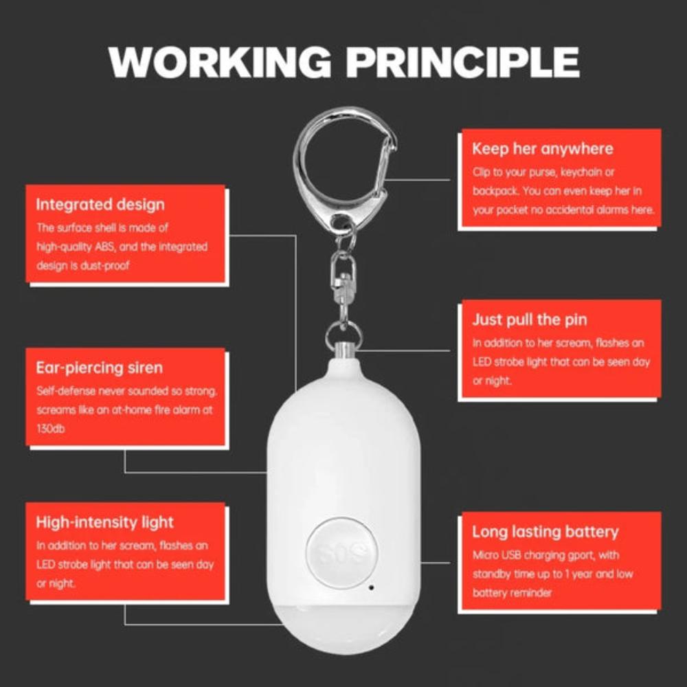 Skorter | Siren Safety Alarm with LED