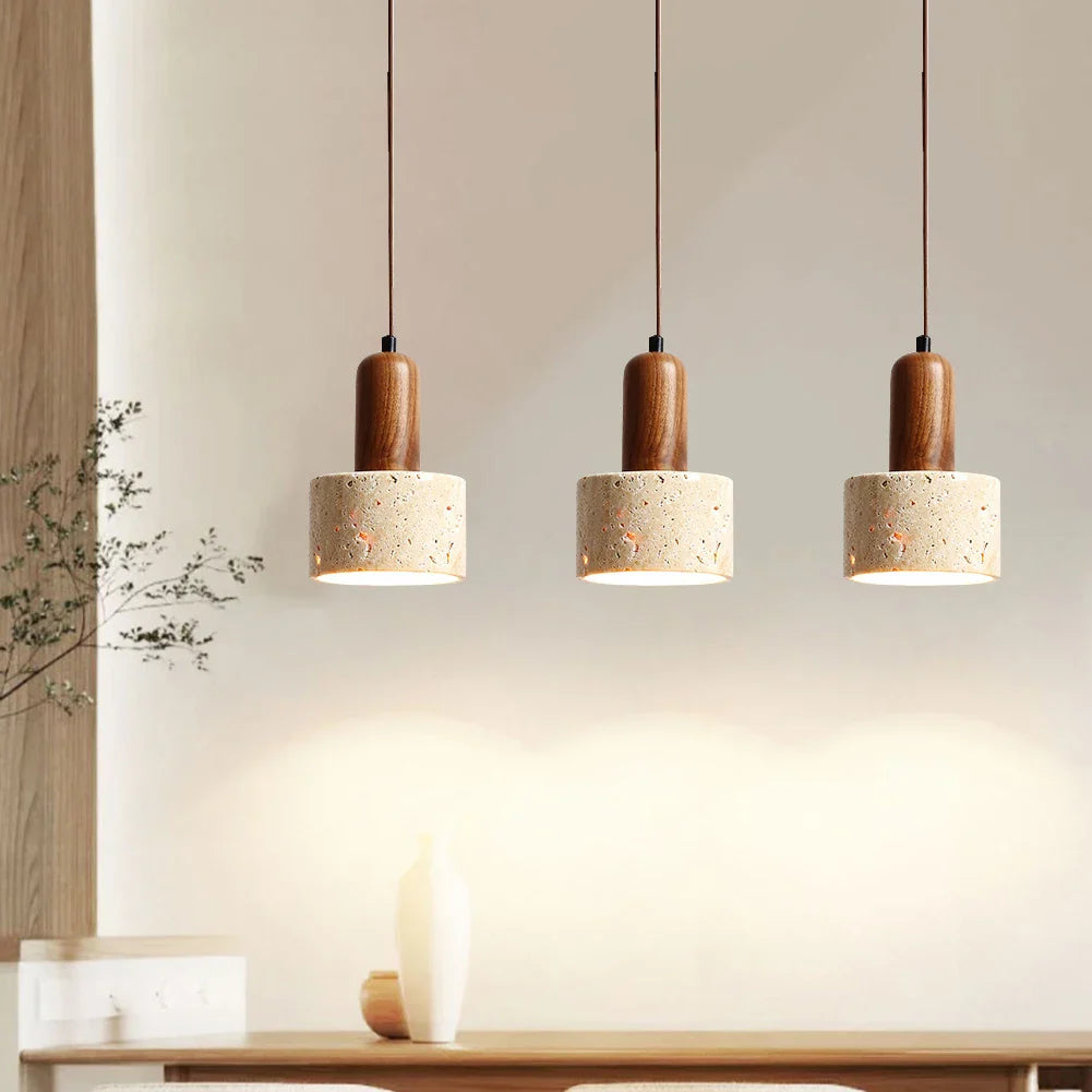 Skorter | Travertin Stone pendant lamp