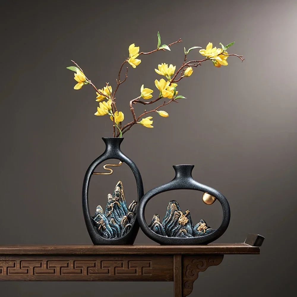 Skorter | Minimalism Mountain Stone Vase