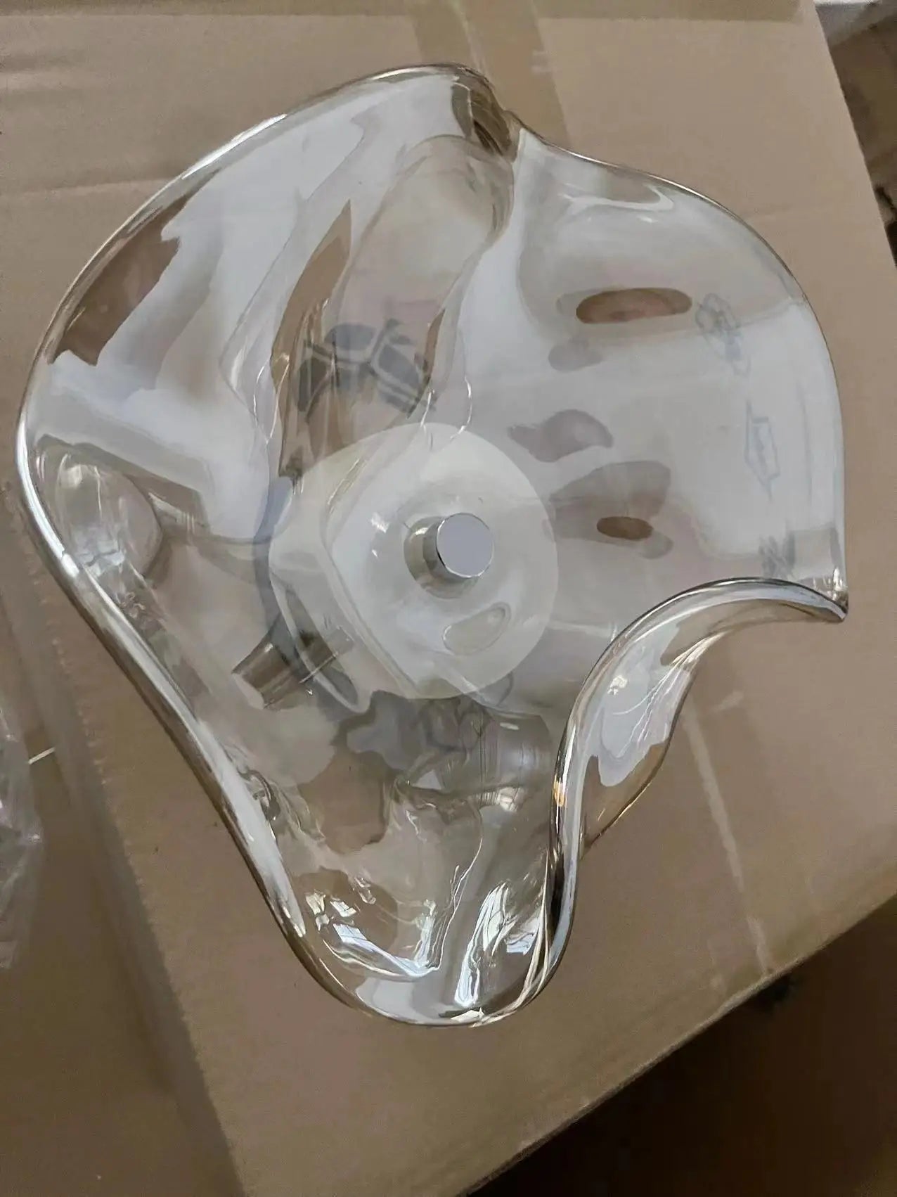 Skorter | ClearAura - Sleek Glass Wall Lamp