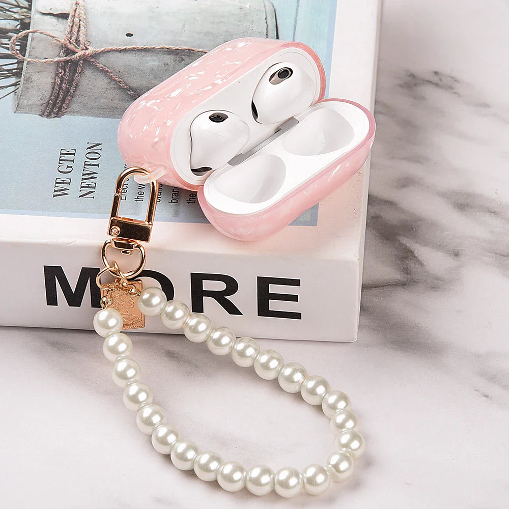 Skorter | Pearl Pendant TPU Case for AirPods Pro 2/3 USB-C