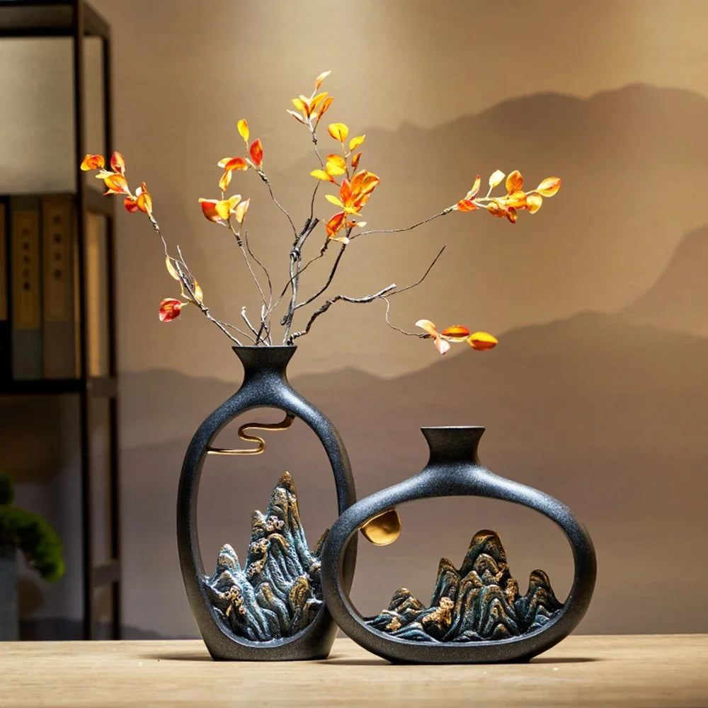 Skorter | Minimalism Mountain Stone Vase