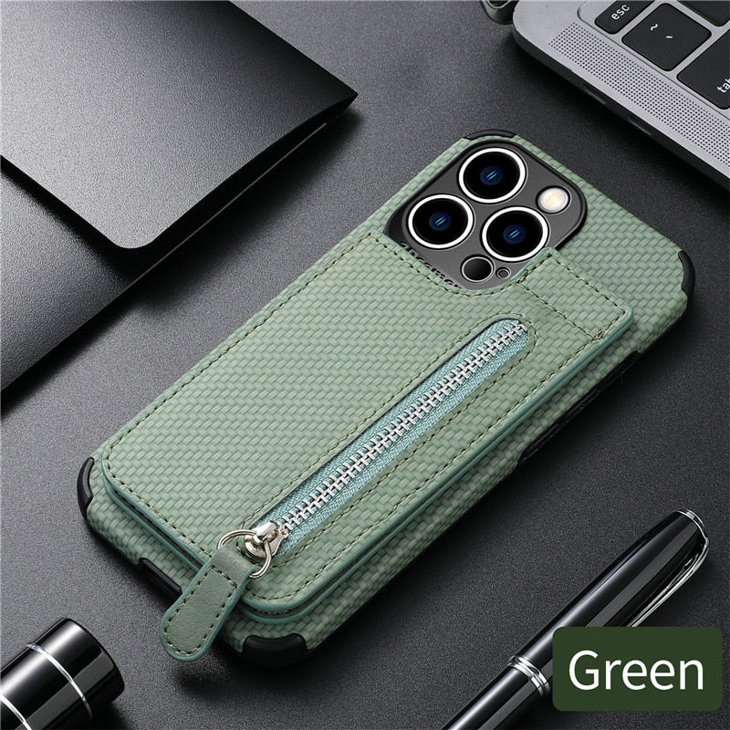 Skorter | Vegan Leather Wallet Case for iPhone
