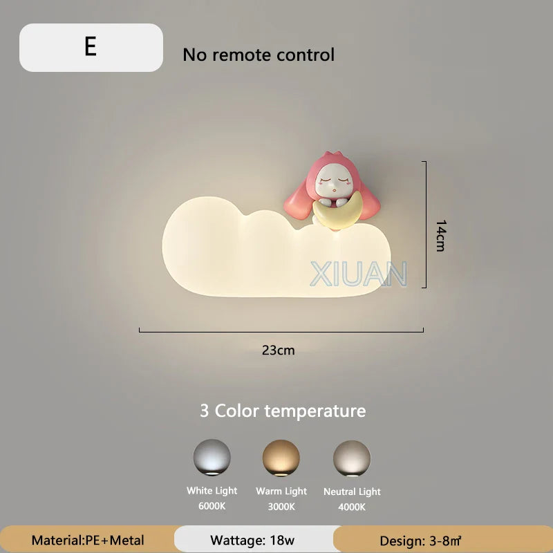 Skorter | KinderDroom - LED Children's Room Water Lamp with Cartoon Animal Design