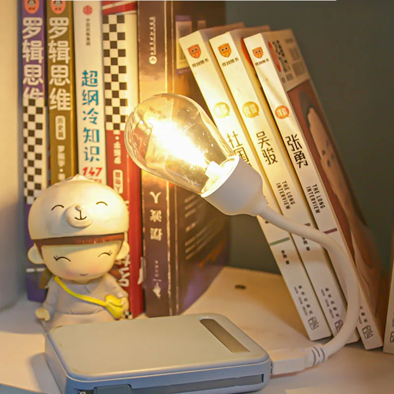 Skorter | FlexiGlow - USB LED Rotatable Night Light – Flexible Reading Light for the Road